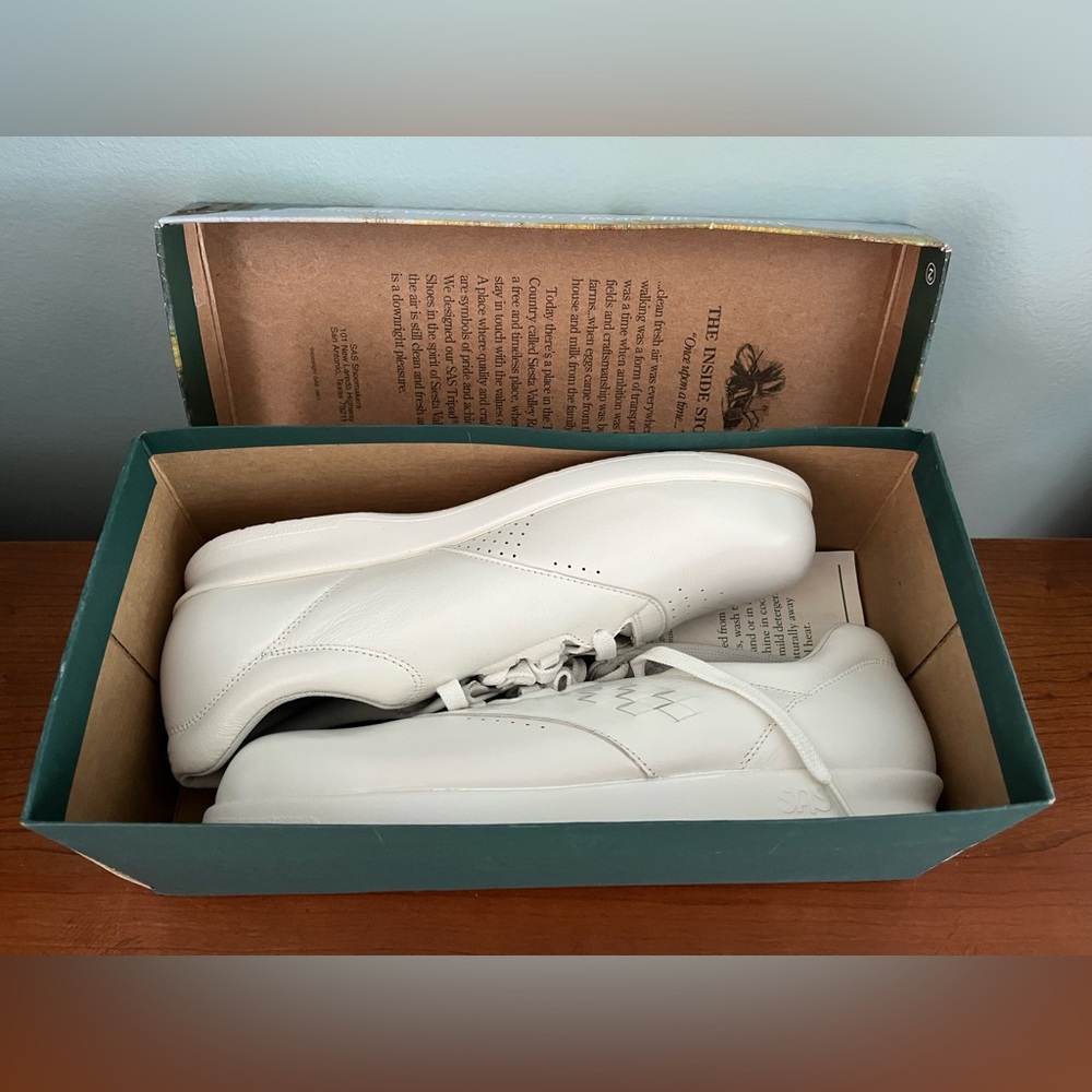 NEW! Women’s SAS Free Time Shoes Size 10 Slim/Narrow in White - Picture 2 of 14